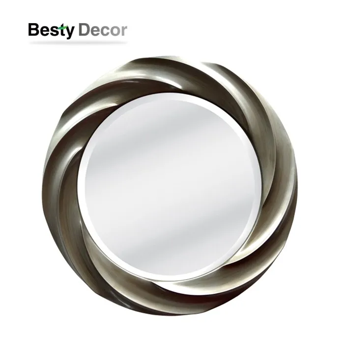 Round Classic Spiral Pattern Decorative Wall Mirror suppliers